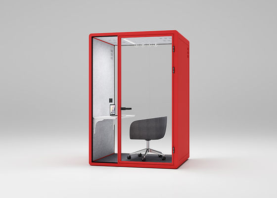 Middle Size 2 Person Sound Proof Office Cabin Isolate Sound Space Customized Size