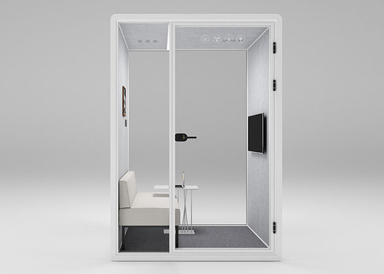 S M Size Office Phone Booths movable Acoustic Sound Booth For 1 Person