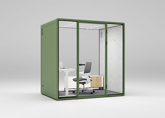 Indoor Soundproof Office Booth Cabin Acoustic Meeting Booths Easy Installation