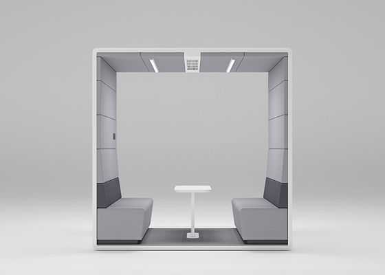 customized size furniture socket silent booth with good package