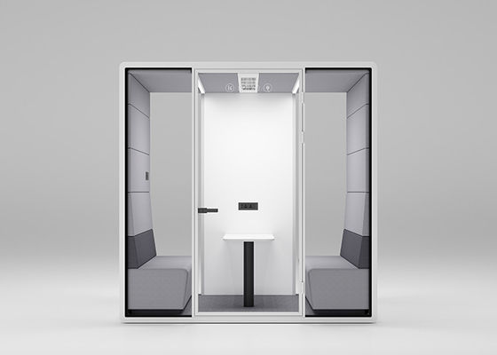 Compact Silent Office Phone Booths Hidden Frame Acoustic Soundproof Office Pod