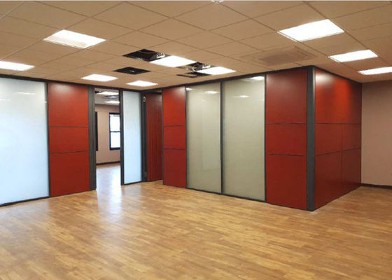 Office Modular Aluminium Framed Glass Panels Window Panel With Shutter Blind