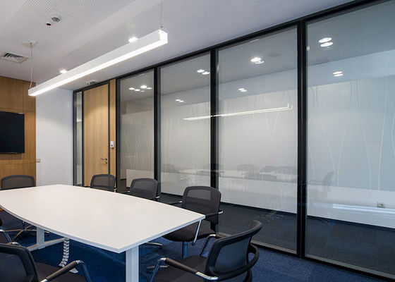 Pre Fabricated Demountable Glass Partitions Office Partitioning Systems Powder Coating
