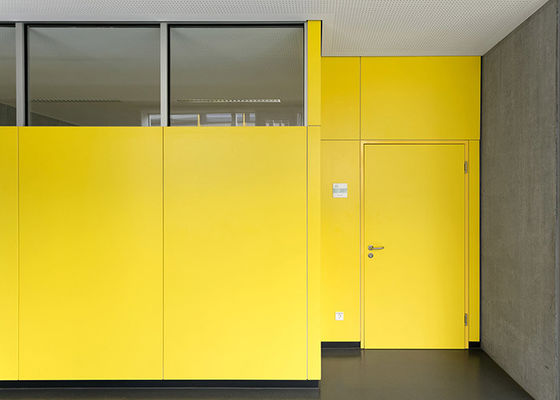 Excellent Safety Glazed Partition Wall Reduce 48db Soundproof Colorful Partition Wall