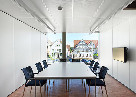 Double Layer Frosted Glass Multi-options glass partition for office room indoor