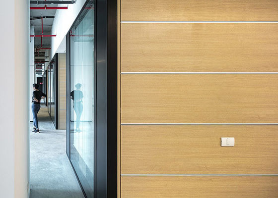 Customizable Modular Solid Partition Walls Melamine Board Wall Partition Steel Panel Reduce 48db