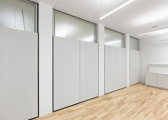 Class A Safety Fire-resistant Glass Solid Partition Wall Steel Panel Durable For Office Partition Wall