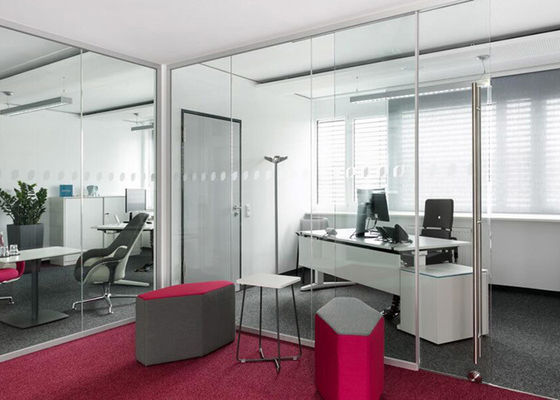 Factory Direct Sales 79mm 90mm 108mm Aluminum Frame Thickness Glass Partition Wall