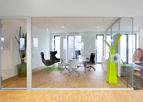 wholesale glazed partition wall interior strong Aluminum frame 79mm 90mm 108mm thickness