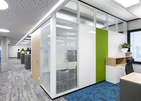Divider Reading Internal Single Double Doors aluminium profile glazed patition wall