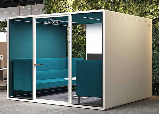 Large Size Meeting Room Pods Soundproof Booth For 2 - 4 Person