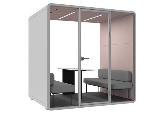 Removable Pods For Exhibition Silence Meeting Room Soundproof Office Pods Meeting Cabin With Dimming Glass Private
