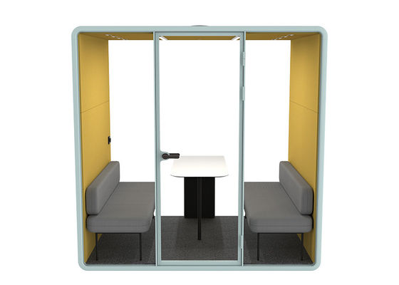 Private Office Phone Silence Room For Council Hall Sound Absorption Movable Customized Color