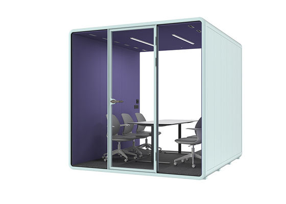Acoustic Quiet Soundproof Office Phone Booth Room Indoor Big Size Recording Studio Booth Office Pod Soundproof for Work