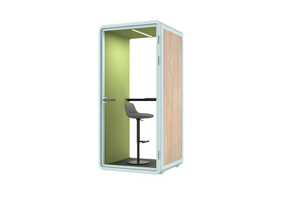 Private Office Phone Silent Chamber for Council Hall With Sound Absorbing Movable Customized Color