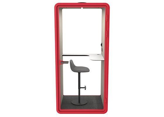 Office Silent Pods Contral Dimmer For Light Temperature Movable Learning Pods For Study Single Person