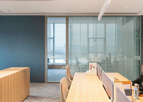 Sealed Blind Remote Controlled Options Privacy Transparent Glass Partition Wall