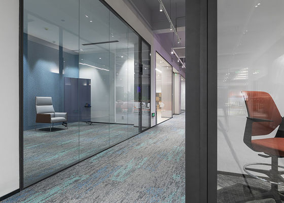 Office Partition Walls Redefining Workspace Design For Modern 108mm Thickness Frameless Or Framed
