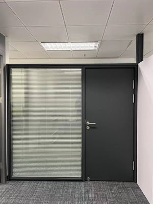 Non Full Height Partition Wall Solid / Glass For High Indoor Space Flexible Space Division