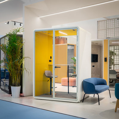 STC30dB Soundproofing Acoustic Meeting Pod with RT0.75s Reverberation Time in S, M, SL, L, XL Sizes