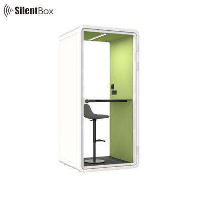 Adjustable Modular Silent Booth with 30+--5db Noise Reduction Coefficient for Private Meetings and Office Pods
