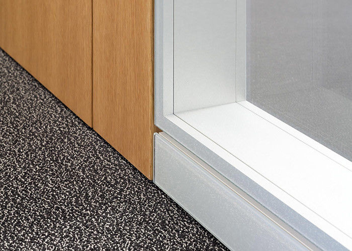 Double Glass Partition Wall Aluminum Alloy Frame Wall Specifications 3mm Durable Sound Acoustic