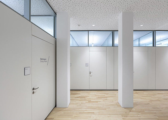 Pre-fabricated Solid Partition Wall All Steel Fire Protection Indoor Colorful Wall Reduce 48db Soundproof Office Wall