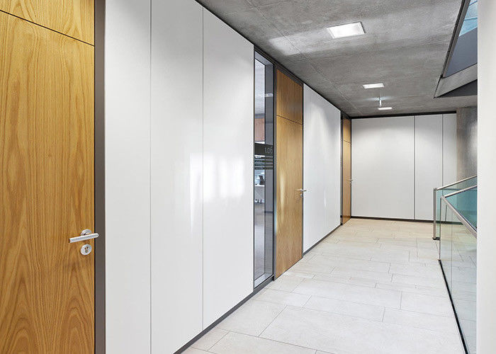 Solid Partition Wall System  Steel Panel With Aluminum Frame Durable Solid Office Barriers for Long-Lasting Use