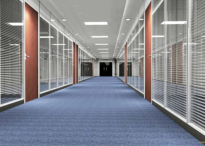 Power driven Blinds In Official Partition Wall Smart Integrated Blinds Dynamic Privacy Control