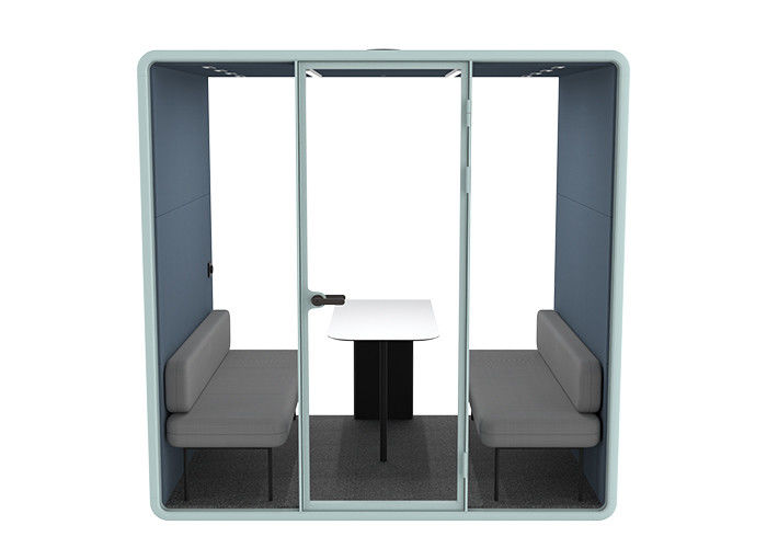 Private Office Phone Silence Room For Council Hall Sound Absorption Movable Customized Color