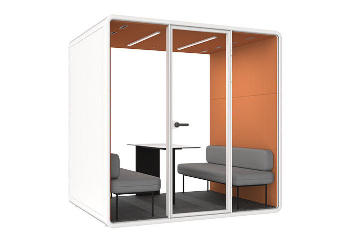 DDP Ship To Door Working Pods Isolated Noise Booth Easy Assembly For Airports Mobile Quiet Cabin