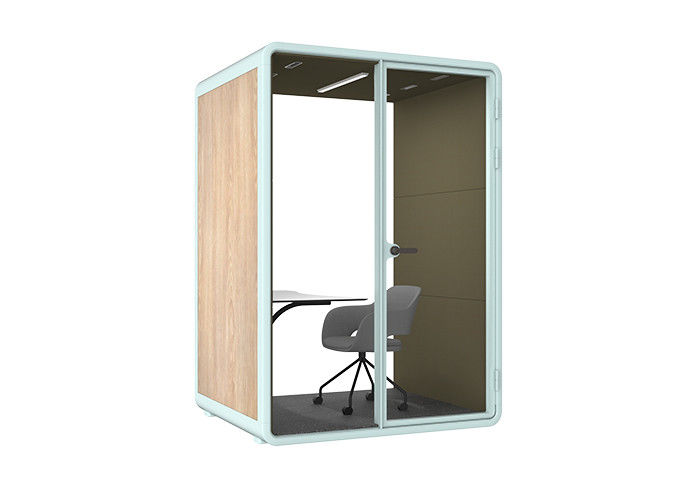 Modern Soundproof Acoustic Cabin Office Pod Design Work Portable Sound Cabins Prefabricated Home Recording Phone Booth