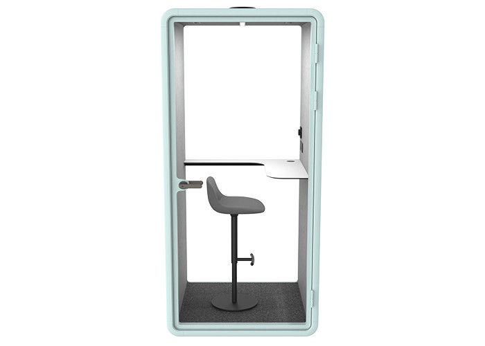 Safty Magnet Polyester Panel Laminated 5+5mm Glass Indoor Soundproof Pods S One Person Phone Booth