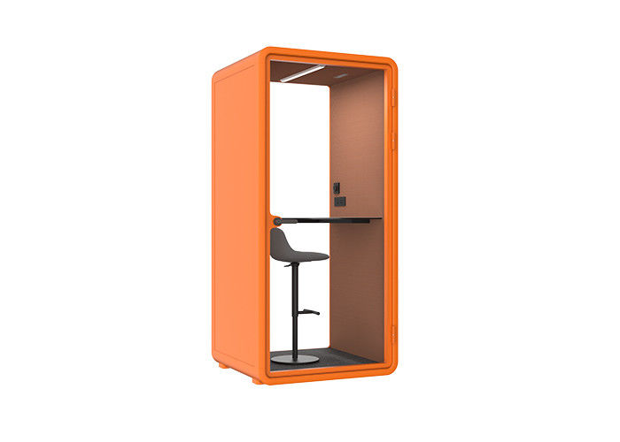 Office Silent Pods Contral Dimmer For Light Temperature Movable Learning Pods For Study Single Person