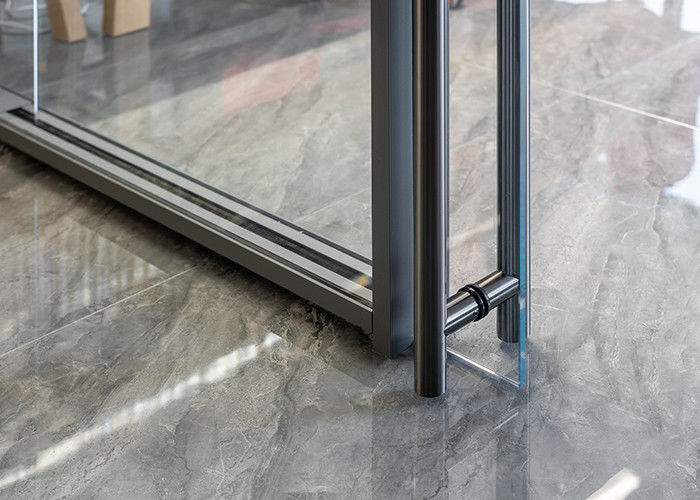 Premium Spaces Partition Wall Glass Solid Customized Privacy Office Space Sliding Door