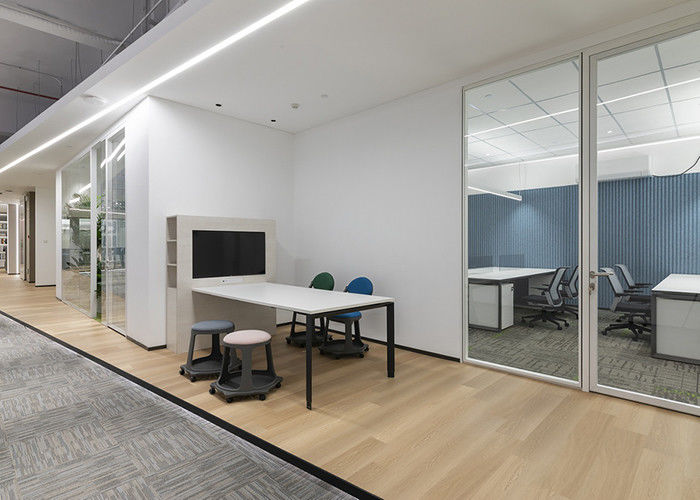Easy To Install Office Glass Partition Walls Stylish Lateste European Style Glass Solid Partition