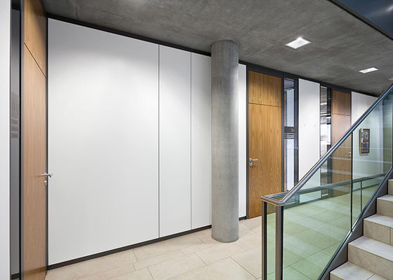 উচ্চ শব্দ নিরোধক সলিড গ্লাস ওয়াল ডাবল প্যানেল পার্টিশন নিরাপত্তা মডুলার পার্টিশন ওয়াল