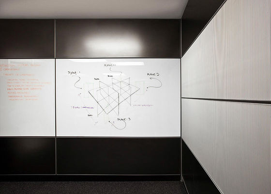 3 মিমি বেধ অ্যালুমিনিয়াম ফ্রেম সলিড অল স্টিল অফিস পার্টিশন প্রাচীর বাণিজ্যিক রুম জন্য কাস্টমাইজড আকার আগুন সুরক্ষা